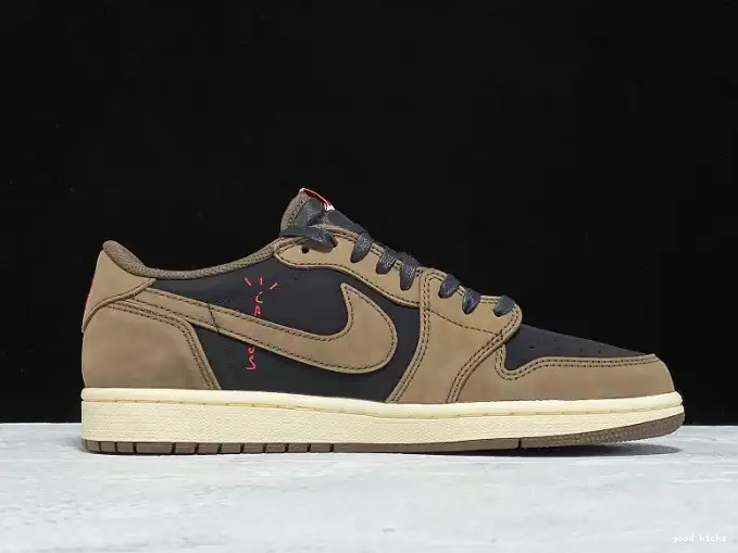 Cheap CQ4277-001 SP OG x Low Scott Jordan Mocha Air Travis 1 Dark 0620